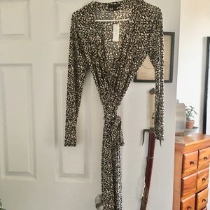 Banana Republic Long Sleeve Wrap Dress